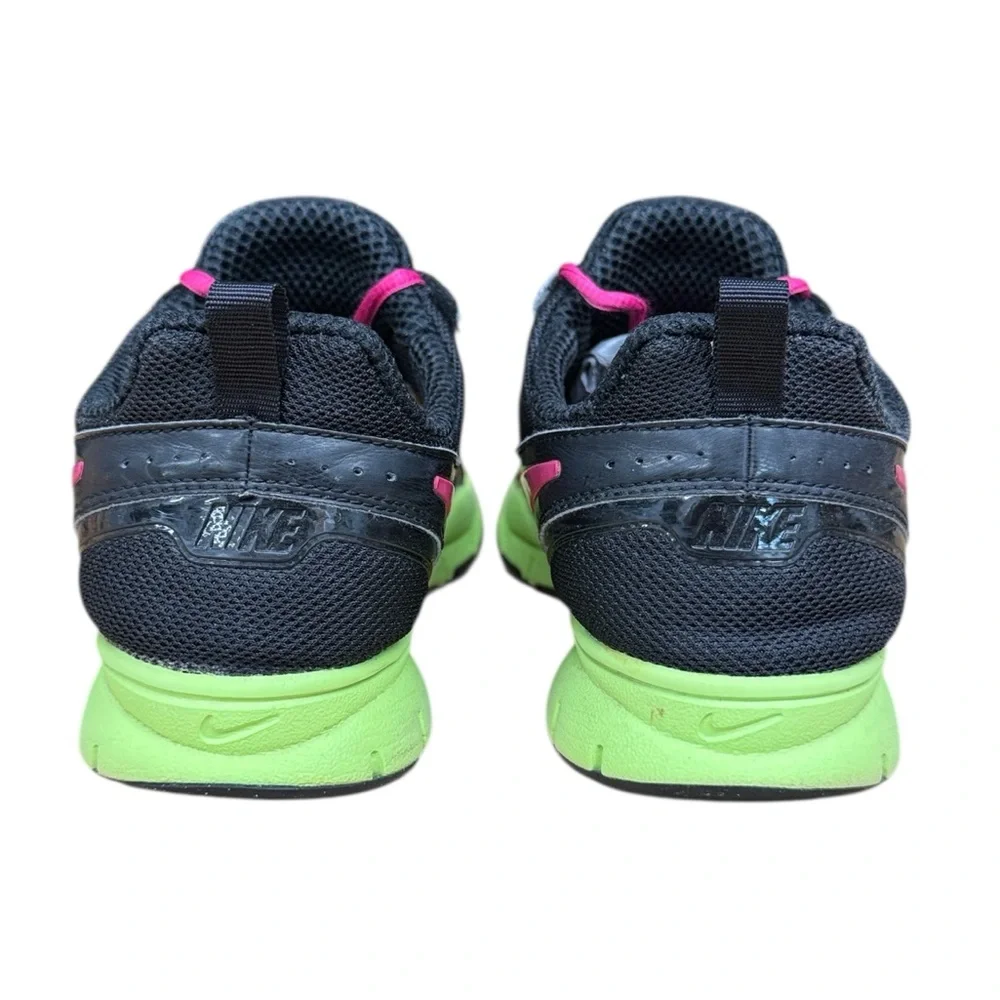 Nike Women’s Training TR Athletic Shoes Black/Pink/Lime 454445-063 Size 9
